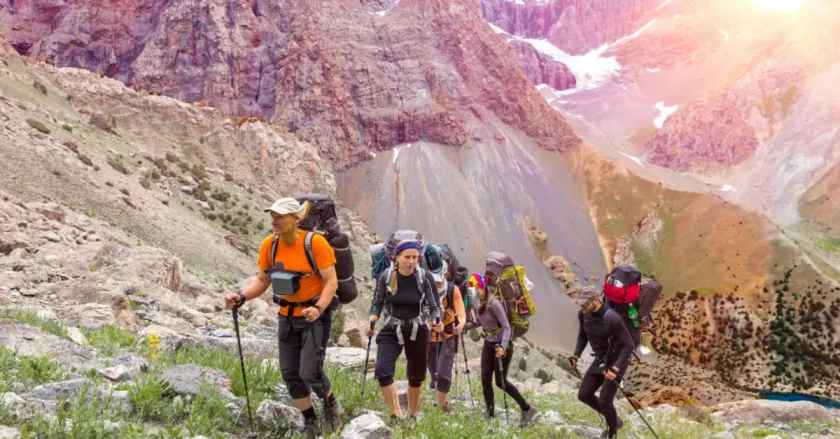 hiking in india